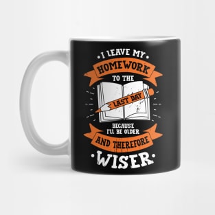 Funny Homework School Student Gift Mug